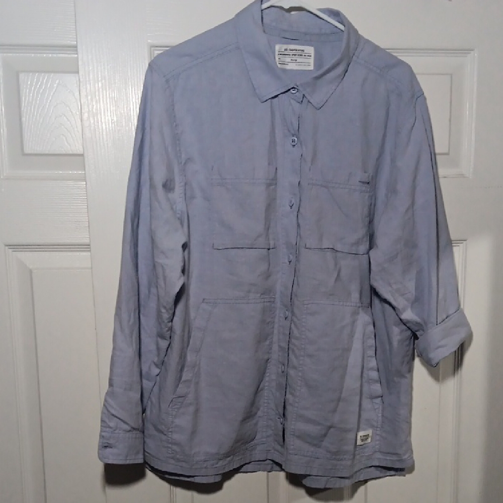 Cooperative Women's Light Blue Shirt Jacket